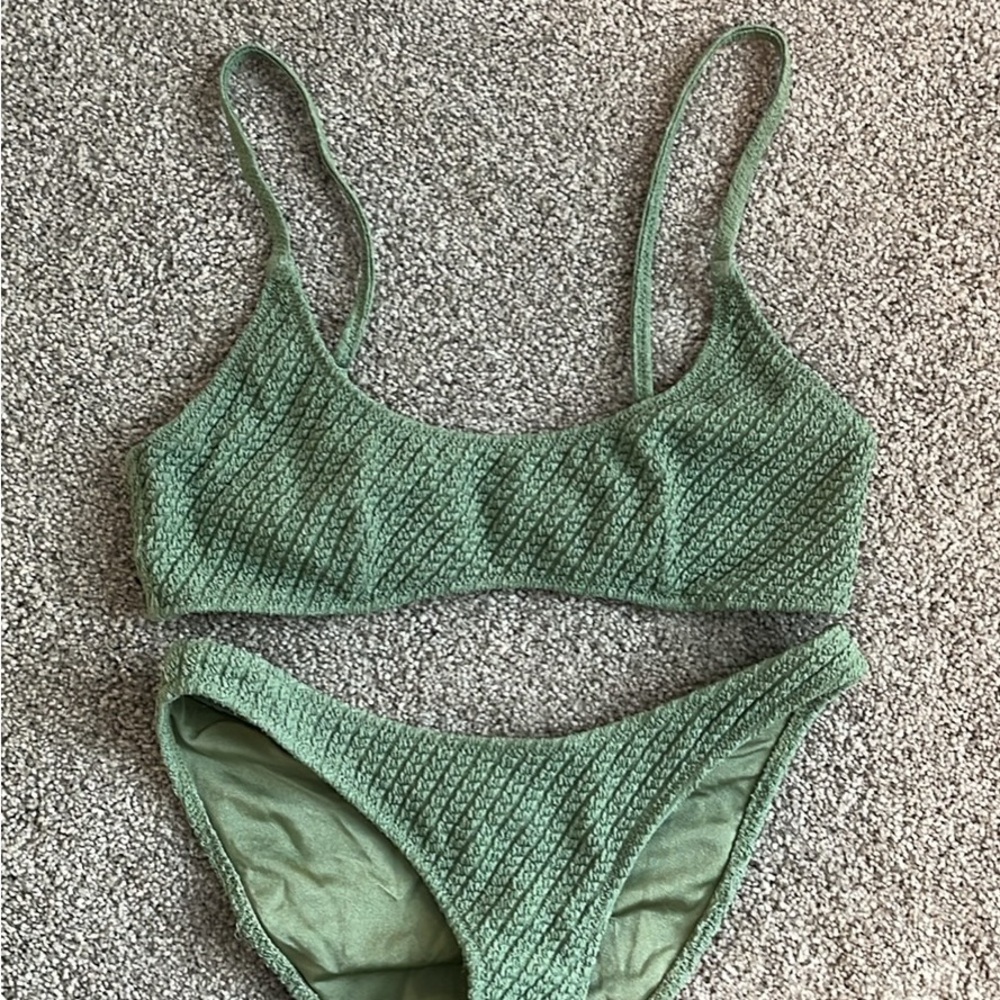 Triangl Swimwear Olive Bikini Set